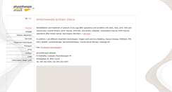 Desktop Screenshot of physiotherapie-altstadt.ch